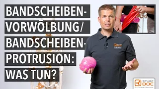 Bandscheibenvorwölbung oder Bandscheibenprotrusion: Was tun?