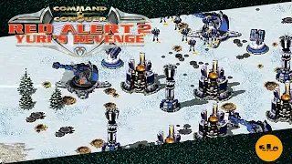 Red Alert 2: France on ice | 1 vs 7 Brutal AI | Superweapons [On]