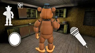 Playing as FNAF Freddy in Granny Chapter Two | Helicopter Escape Mod