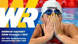 WORLD RECORD ⏱ Wednesday | Siobhan Haughey | 200m Freestyle | 2021