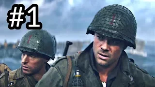 CALL OF DUTY WW2 - First 30 Minutes Campaign Gameplay Walkthrough Part 1 (PS4 PRO)