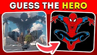Guess the Hidden Superhero by ILLUSION | Marvel & DC Superheroes