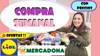 MERCADONA- LIDL // COMPRA SEMANAL // OFERTAS //