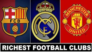 Top 10 Richest Football Clubs In The World I Soccer Clubs Ranking 2021