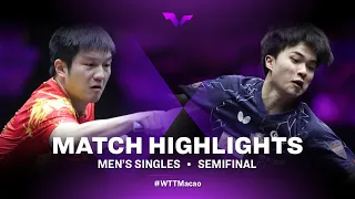 Highlights | Fan Zhendong vs Lin Yun-Ju | MS SF | WTT Champions Macao 2022