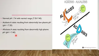 Renal Physiology; acid base balance