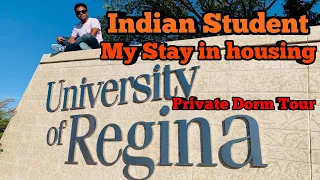 University of Regina Private Dorm room tour 2019 my temporary stay at UofR housing, kisik towers.