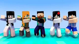 MONSTER SCHOOL : GANGNAM STYLE HEROBRINE FAMILY - MINECRAFT ANIMATION