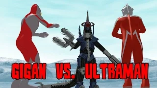 ガイガン 対 ウルトラマン - Gigan vs. Ultraman - MMD