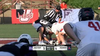 Richmond vs Hight Point | Faceoff Highlights | Mens College Lacrosse | A10 Semifinals | 5/2/24