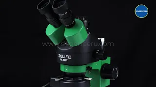 Microscopio Trinocular Relife RL - M3T-B1 | Características y funcionamiento SisgenPeru