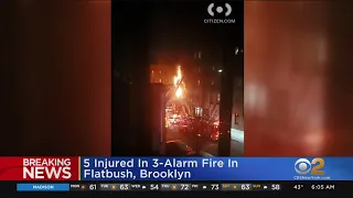 5 Hurt In Flatbush, Brooklyn Fire