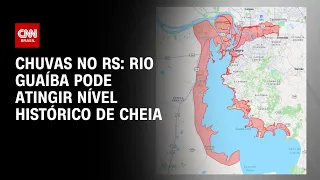 Chuvas no RS: rio Guaíba pode atingir nível histórico de cheia | CNN NOVO DIA