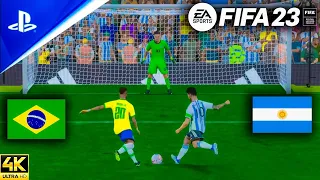 FIFA 23 - Brazil VS Argentina Penalty Shootout  | PS5™ [4K] | Nextgen Full Gameplay | R7M10