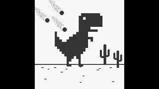 #Dinosaur #WorldRecord #ChromeDinosaur PlayinBot Plays Chrome Dinosaur Game (Almost 1 Million Score)