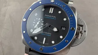 Panerai Luminor Submersible Azzurro PAM 1209 Panerai Watch Review