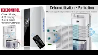 UNBOXING : YANGZI DEHUMIDIFIER AIR PURIFIER / 24 Timed/ Automatic Humidistat Control