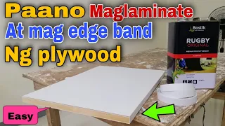 Paano Maglaminate at Mag Edge Banding ng Plywood | Bostik Gcash Giveaways