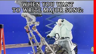 WHEN YOU WANT TO WRITE MAJOR SONG: #shorts