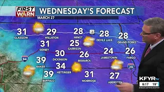 KFYR First News at Six Weather 03/26/24