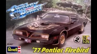 How to Build the 1977 Pontiac Firebird Smokey and the Bandit 1:25 Scale Revell Model Kit #85-4027