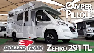 Camper in Pillole | Quick review - Roller Team Zefiro 291TL, compatto (solo 599 cm) ma ben abitabile