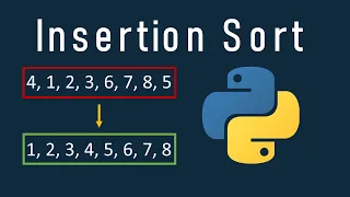 Insertion Sort In Python Explained (With Example And Code)