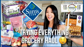 Sam's club haul taste test|members mark Acai bowls, keto waffle chicken sandwich, chobani zero sugar