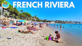 Beach Walk Saint Tropez - Cannes 4K 💛 Full Walking Tour September French Riviera 2023🧡