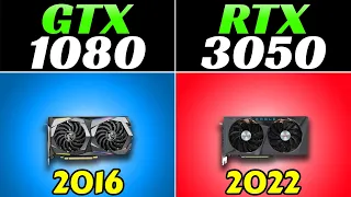 GTX 1080 vs. RTX 3050 | 1080p and 1440p | 20 Games Benchmarks