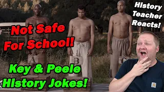 History Teacher Reacts to Key & Peele History Jokes!