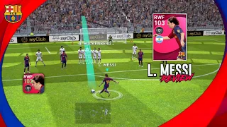 Iconic Moment L. MESSI 103 Rated Review 😱 Best Iconic Player 🔥 Pes 2021 Mobile