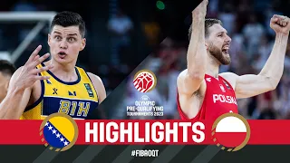 BIH 🇧🇦 vs POL 🇵🇱 | Final Highlights | FIBA Olympic Pre-Qualifying Tournament 2023 Poland-Estonia