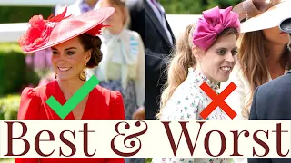 Royal Ascot Fashion 2023 - Kate Middleton, Princess Beatrice, Queen Camilla, Zara Phillips