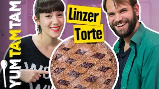 Linzer Torte // Kuchen mit Marmeladenfüllung // #yumtamtam