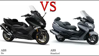 Yamaha TMax 530 vs Suzuki AN 650 Burgman Test specification comparison