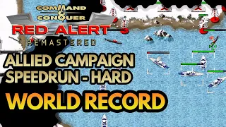 Red Alert Remastered Speedrun - Allied Campaign in 1:17:58 [Hard]
