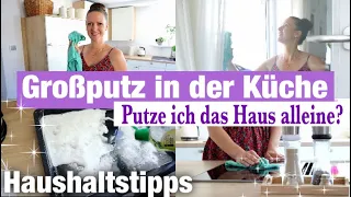 Großputz in der KÜCHE | Mein PUTZKORB |Haushaltstipps & Fenster putzen |PUTZROUTINE & PUTZMOTIVATION