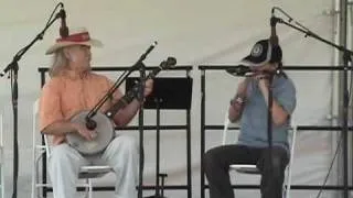 Ryan and Brennish Thomson perform "Old Joe Clark" on banjo and jaw "jews" harp