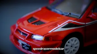 Tarmac works Mitsubishi Lancer  EVO VI Tommi Makinen Edition unboxing 開箱