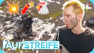 Geht gar nicht! 😡 Mann sprengt Huhn in die Luft 💥😢 | Auf Streife | SAT.1