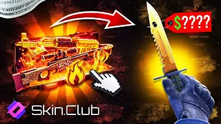 SKINCLUB AMAZING CASE BATTLE AND PULL KNIVES ?! ( Skinclub Promo Code 2024 )