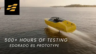 The 8S Prototype is Edorado's Full Electric Hydrofoil Powerboat