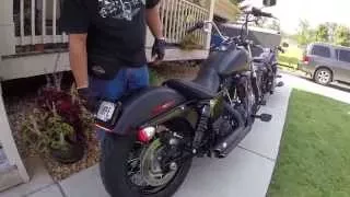 2015 Harley Davidson Street Bob Vance and Hines Short Shots WalkThrough