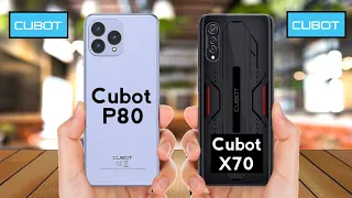 Cubot P80 vs Cubot X70 || Cubot X70 vs Cubot P80 - 🔥🔥 Cubot Mobile Full Comparison Video