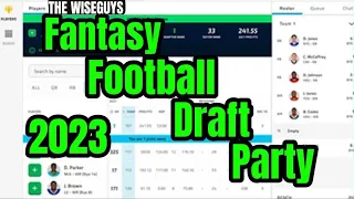 2023 Fantasy Football Draft Party!!!