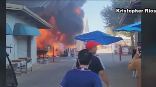 Fire broke out at Traders Village Houston flea market, witnesses share what they saw