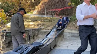 Governor Gavin Newsom visits the Great Wall after climate dialogue with Chinese climate officials