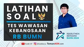 Latihan Soal Tes Wawasan Kebangsaan | TWK BUMN 2024 Part 1