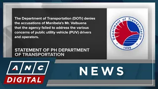 DOTr denies Manibela's allegations  | ANC